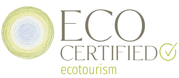 "Eco-Tourism Certified" label showcasing environmental commitment